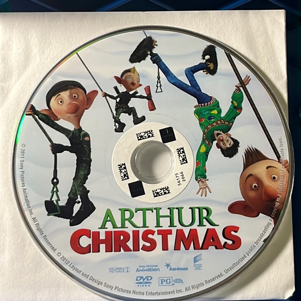 Arthur Christmas dvd